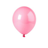 pink rose helium balloon on transparent background