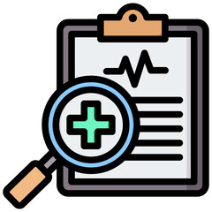 Poster - Diagnosis Outline Color Icon