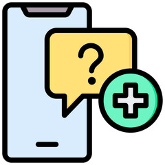 Poster - E Consultation Outline Color Icon