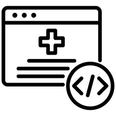 Poster - Health App Outline Icon