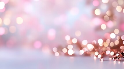 Poster - Pink background with a lot of small pink circles