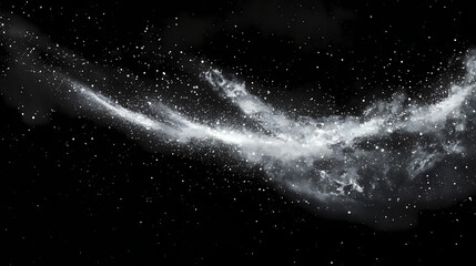 Wall Mural - Abstract cosmos space background with a multiple space elements, forming a cascade of reaction of space dust in the galaxy. Stellar Cascade. Illustration