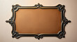 © Irina - Ornate picture frame on textured beige background
