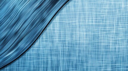 Poster - A rich gradient blue background with a sleek black border, perfect for adding depth to your design.