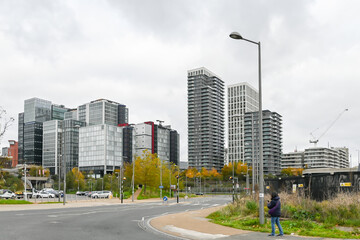 Wall Mural - Skyscrapers in Stratford, London,  United Kingdom, 14 November 
