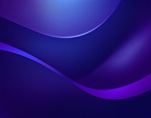 Poster - Modern abstract gradient dark purplish blue banner background. Generated image