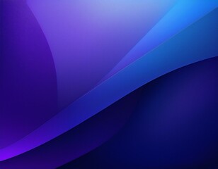 Poster - Modern abstract gradient dark purplish blue banner background. Generated image