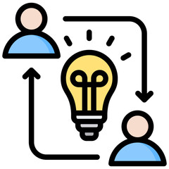 Poster - Collaboration Outline Color Icon