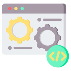 Poster - Software Flat Icon