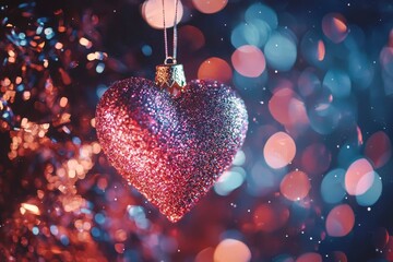 Poster - Saturated background for seasonal decoration, valentin day.