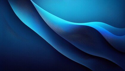 Poster - cool tone dark blue gradient abstract banner background. generated image