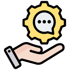 Poster - Service Outline Color Icon