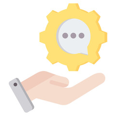Poster - Service Flat Icon