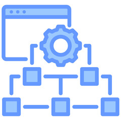 Poster - Framework Blue Icon