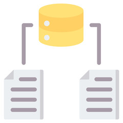 Poster - Data Modeling Flat Icon