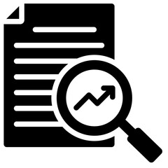 Poster - Descriptive Analytic Glyph Icon