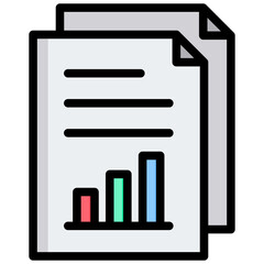 Aufkleber - Data Outline Color Icon