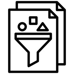Poster - Data Curration Outline Icon