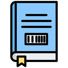 Poster - Isbn Outline Color Icon