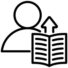 Aufkleber - Publisher Outline Icon
