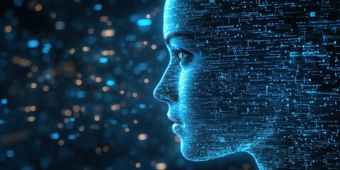 Poster - Ai ethics in law innovative guidelines for responsible development in technology digital environment close-up view