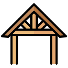 Poster - Framework Outline Color Icon