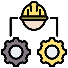 Aufkleber - Subcontractor Outline Color Icon