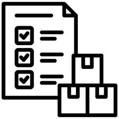 Poster - Quality Control Outline Icon