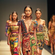 © Deja - Fashion show extravaganza city center runway event colorful environment dynamic viewpoint trendsetting concepts