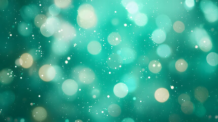 Poster - sparkling bokeh effect abstract background digital art soft focus aesthetic visual concept