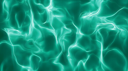 Poster - dynamic green water flow abstract design digital art vibrant environment close-up view conceptual te