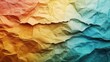 © GradPlanet - A close-up of crumpled colored paper