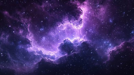 Wall Mural - A stunning image of a nebula, showcasing its vibrant colors and intricate details.