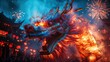 © ezen - Fiery Dragon Dance, Festival, Night, China, Fireworks, Celebration, Culture, Tradition