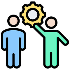 Aufkleber - Apprenticeship Program Outline Color Icon