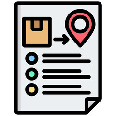Poster - Incoterms Outline Color Icon