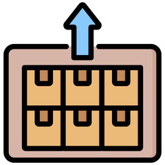 Aufkleber - Export Product Outline Color Icon