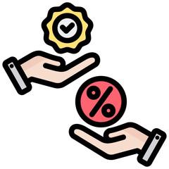 Poster - Notary Commission Outline Color Icon