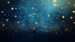 © Umnat - Close-up of a blue and gold starry background.