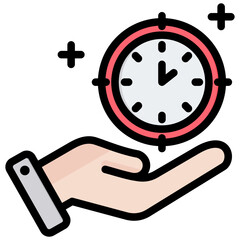 Aufkleber - Flexible Scheduling Outline Color Icon