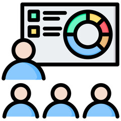 Poster - Training Seminar Outline Color Icon