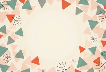 Poster - Transparent Triangle Pattern: Minimalist Design, Seamless, Simple Shapes, Clean Lines, Vector Graphic, Modern Style, Geometric.


