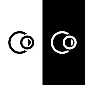 Logo with the letter CO.