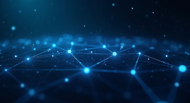 Abstract Network Technology Background Image