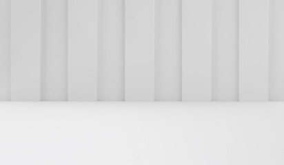 Wall Mural - Architecture background geometric arched interior 3d render
