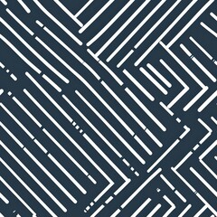 Poster - Abstract Lines Pattern in Dark Colorful Background for Textiles and Modern Design Projects