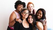 © Rawpixel.com - Group of diverse women smiling together. Happy women, diverse backgrounds, joyful expressions. Friendship and diversity among women, smiling and happy. Diverse athletic women at gym.