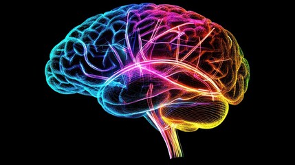 Poster - Vibrant Human Brain: A Colorful Neural Network
