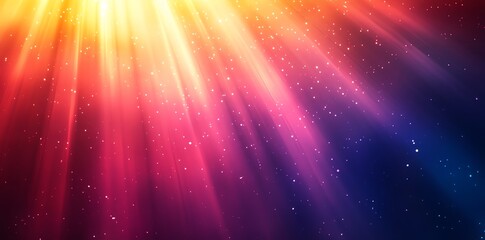 Canvas Print - radiant light rays: a warm, dreamy abstract artwork