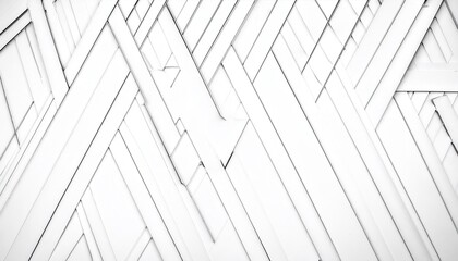 Fototapete - abstract geometric glass mosaic with triangular and polygonal patterns, clean white background, modern decorative design for wall art

